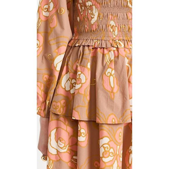 Cleobella Journee Mini Dress in Floral Abstract Rose Print Size XS - Picture 6 of 12